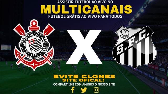 Assistir Corinthians x Santos AO VIVO Online 12/02/2025