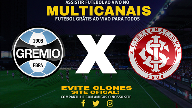 Assistir Grêmio x Internacional AO VIVO Online 08/02/2025