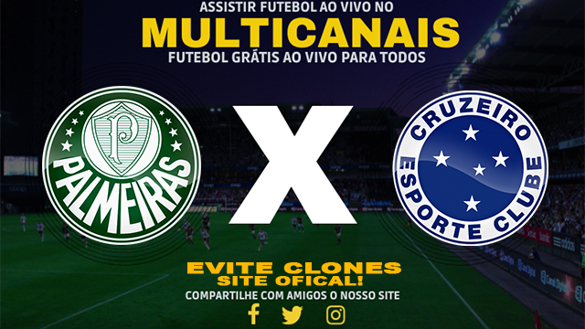 Assistir Palmeiras x Cruzeiro AO VIVO Online 20/07/2024