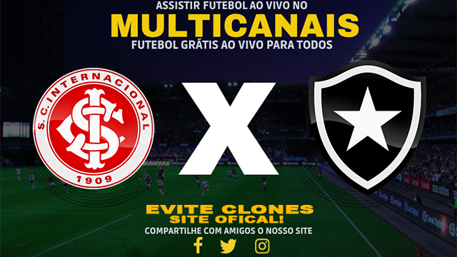 Assistir Internacional x Botafogo AO VIVO Online 18/08/2024