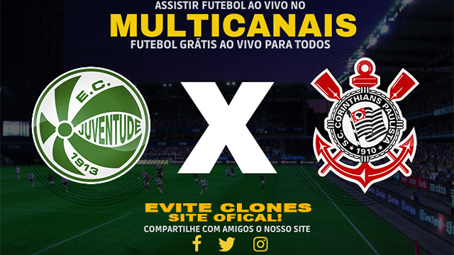 Assistir Juventude x Corinthians AO VIVO Online 29/08/2024