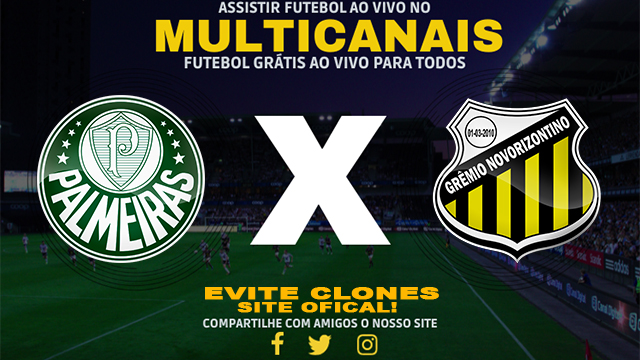 Assistir Palmeiras x Novorizontino AO VIVO Online 25/01/2025