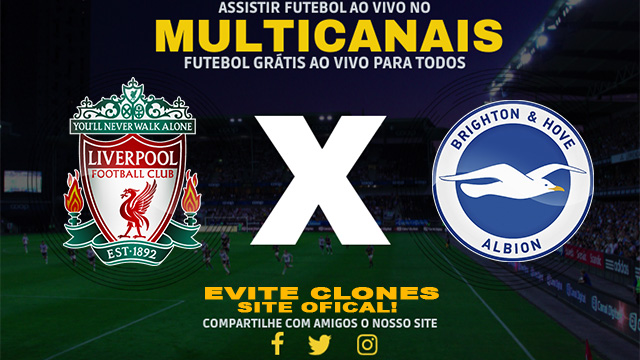 Assistir Liverpool x Brighton AO VIVO Online 17/01/2025