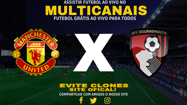 Assistir Manchester United x Bournemouth AO VIVO Online 22/12/2024