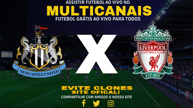 Assistir Newcastle x Liverpool AO VIVO Online 04/12/2024