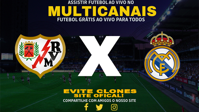 Assistir Rayo Vallecano x Real Madrid AO VIVO Online 14/12/2024