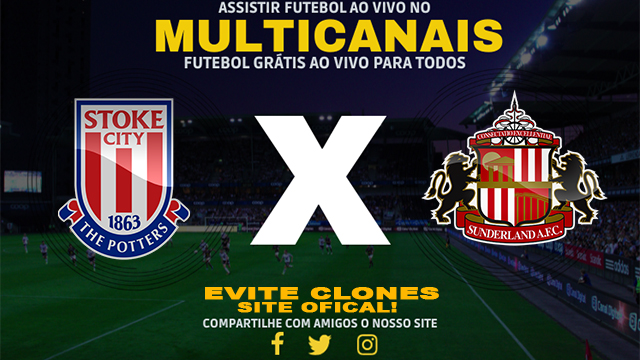 Assistir Stoke City x Sunderland AO VIVO Online 29/12/2024