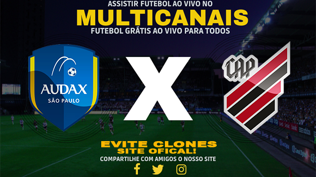 Assistir Audax-SP x Athletico-PR AO VIVO Online 15/01/2025