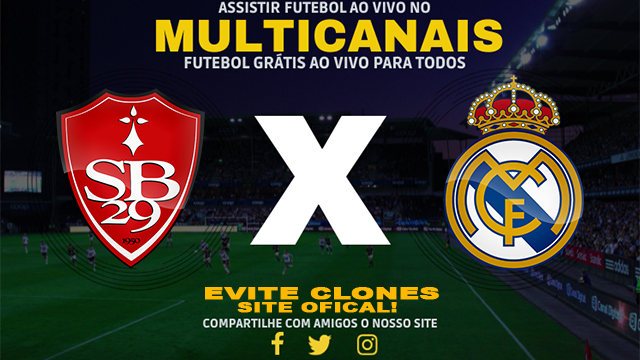 Assistir Brest x Real Madrid AO VIVO Online 29/01/2025