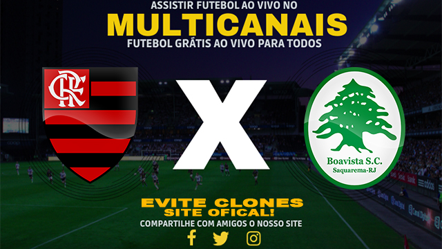 Assistir Flamengo x Boavista AO VIVO Online 12/01/2025