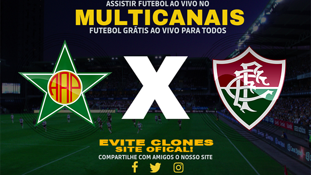 Assistir Portuguesa RJ x Fluminense AO VIVO Online 23/01/2025