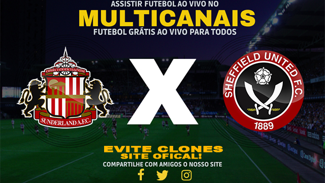 Assistir Sunderland x Sheffield AO VIVO Online 01/01/2025