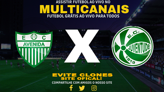 Assistir Avenida x Juventude AO VIVO Online 12/02/2025