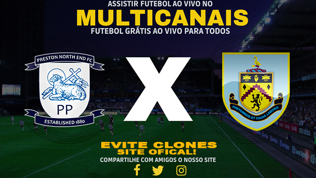 Assistir Preston x Burnley AO VIVO Online 15/02/2025