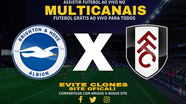 Assistir Brighton x Fulham AO VIVO Online 08/03/2025