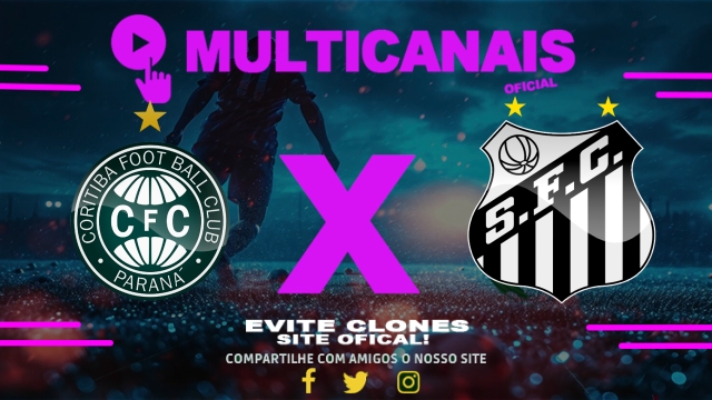 Assistir Coritiba x Santos AO VIVO Online 16/03/2025