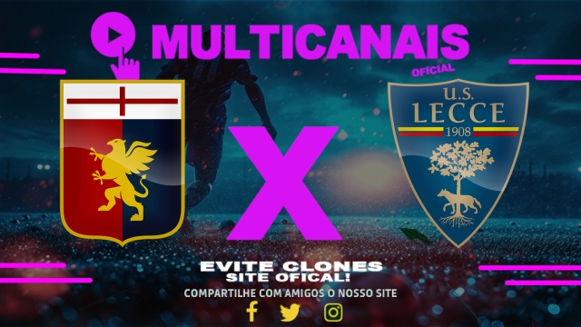 Assistir Genoa x Lecce AO VIVO Online 14/03/2025