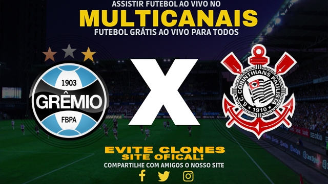 Assistir Grêmio x Corinthians AO VIVO Online 09/03/2025