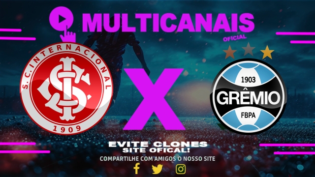 Assistir Internacional x Grêmio AO VIVO Online 16/03/2025