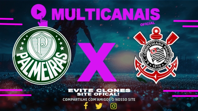 Assistir Palmeiras x Corinthians AO VIVO Online 16/03/2025