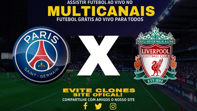 Assistir PSG x Liverpool AO VIVO Online 05/03/2025