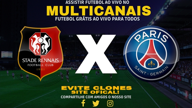 Assistir Rennes x PSG AO VIVO Online 08/03/2025