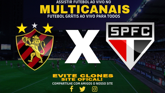 Assistir Sport x São Paulo AO VIVO Online 07/03/2025